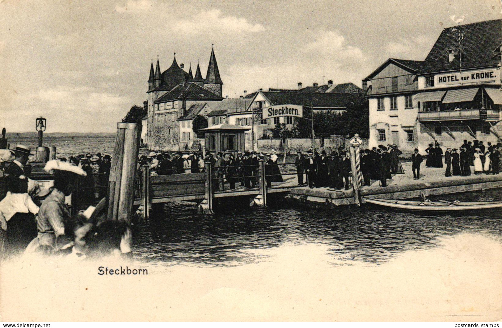 Steckborn, Hotel "Zur Krone", Um 1910/20 - Steckborn