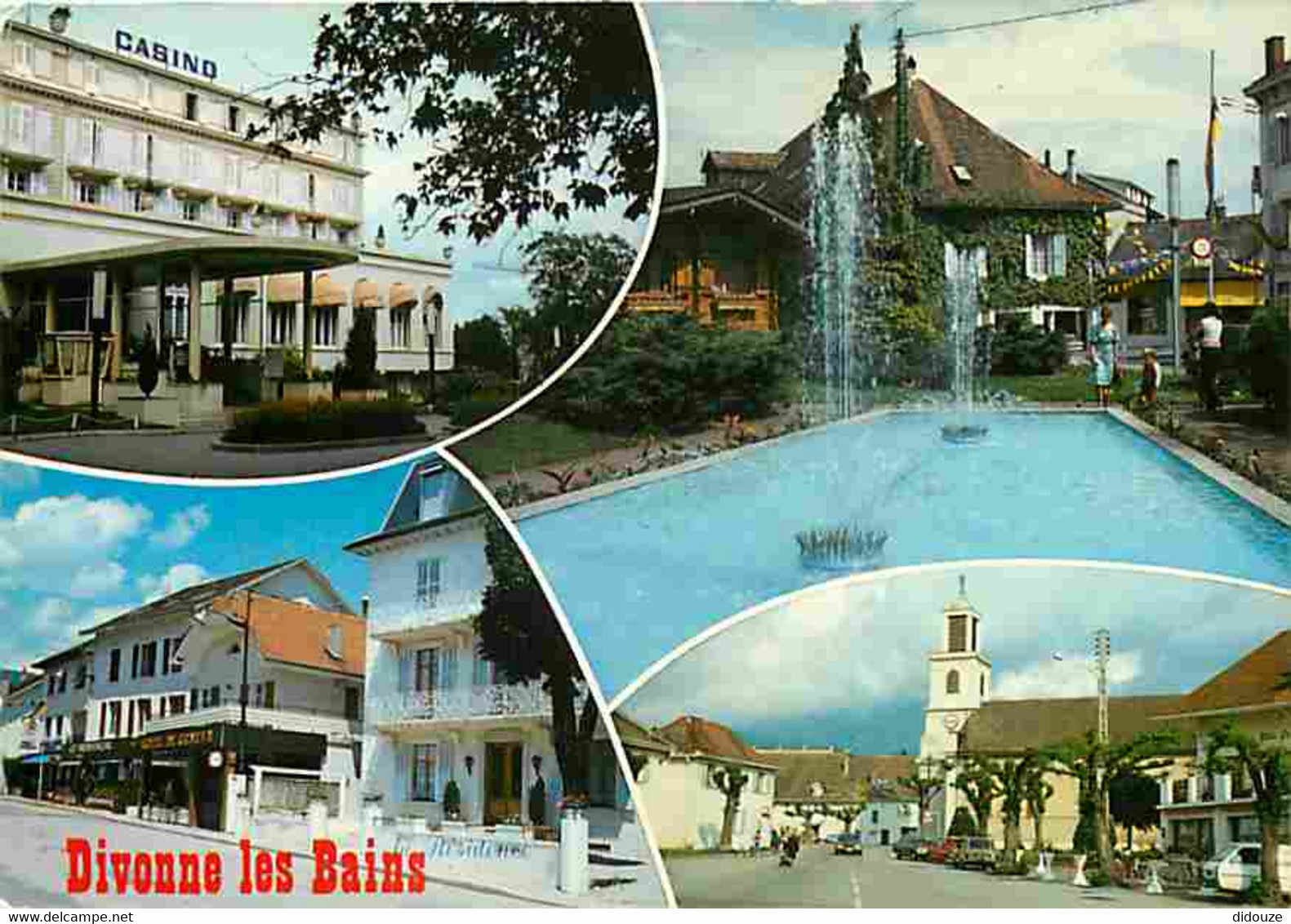 01 - Divonne Les Bains - Multivues - Automobiles - CPM - Voir Scans Recto-Verso - Divonne Les Bains