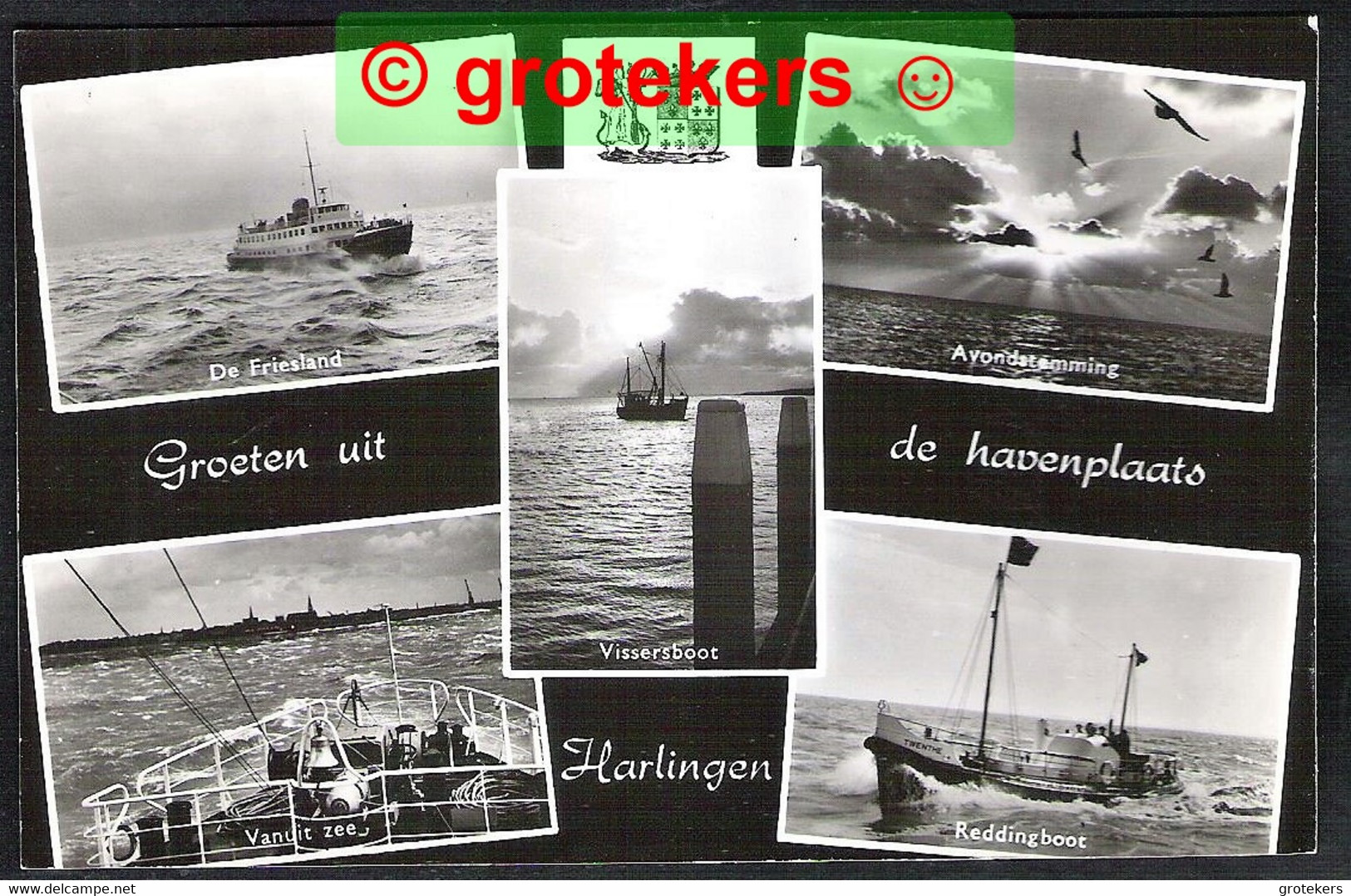 HARLINGEN Groeten Uit 5-luik 1966 - Harlingen