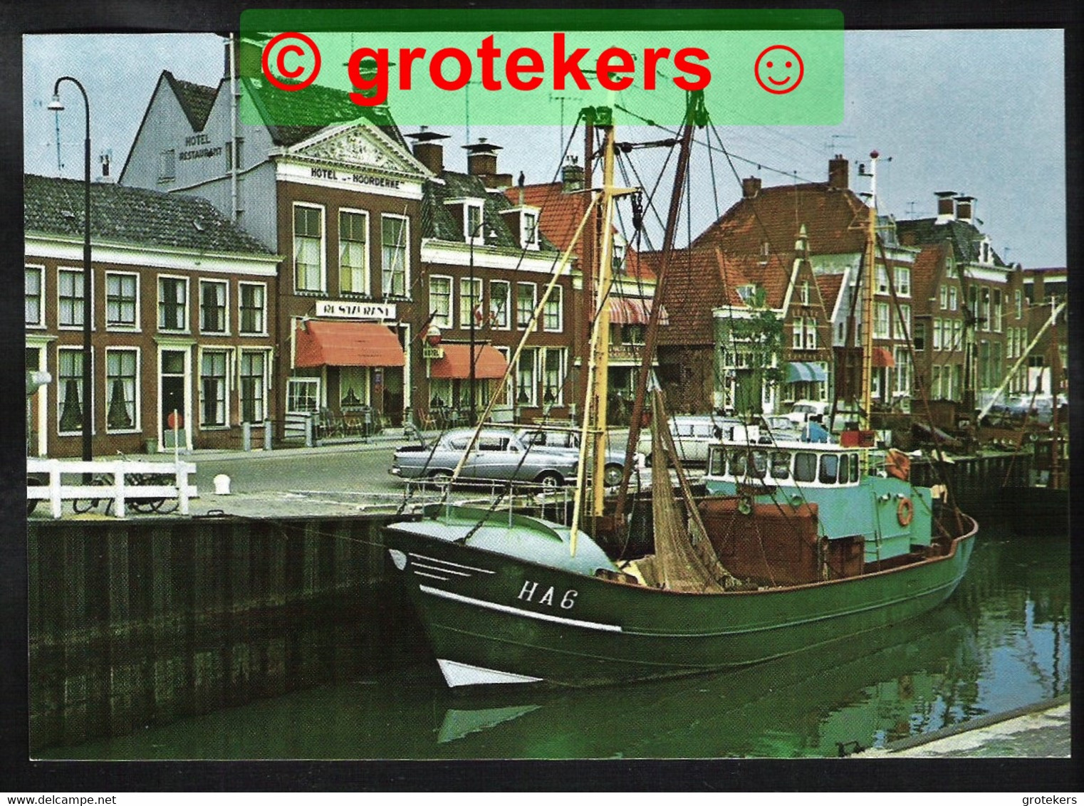 HARLINGEN Groeten Uit Noorderhaven Met Vissersboot HA 6 1976 - Harlingen