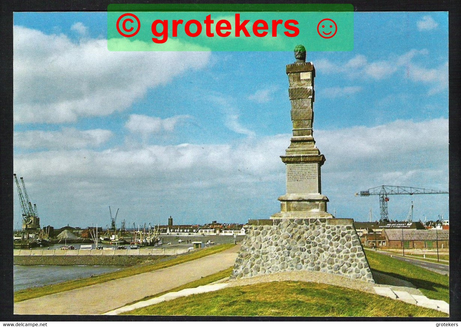 HARLINGEN Groeten Uit De “Stenen Man“ Op De Zeedijk 1976 - Harlingen