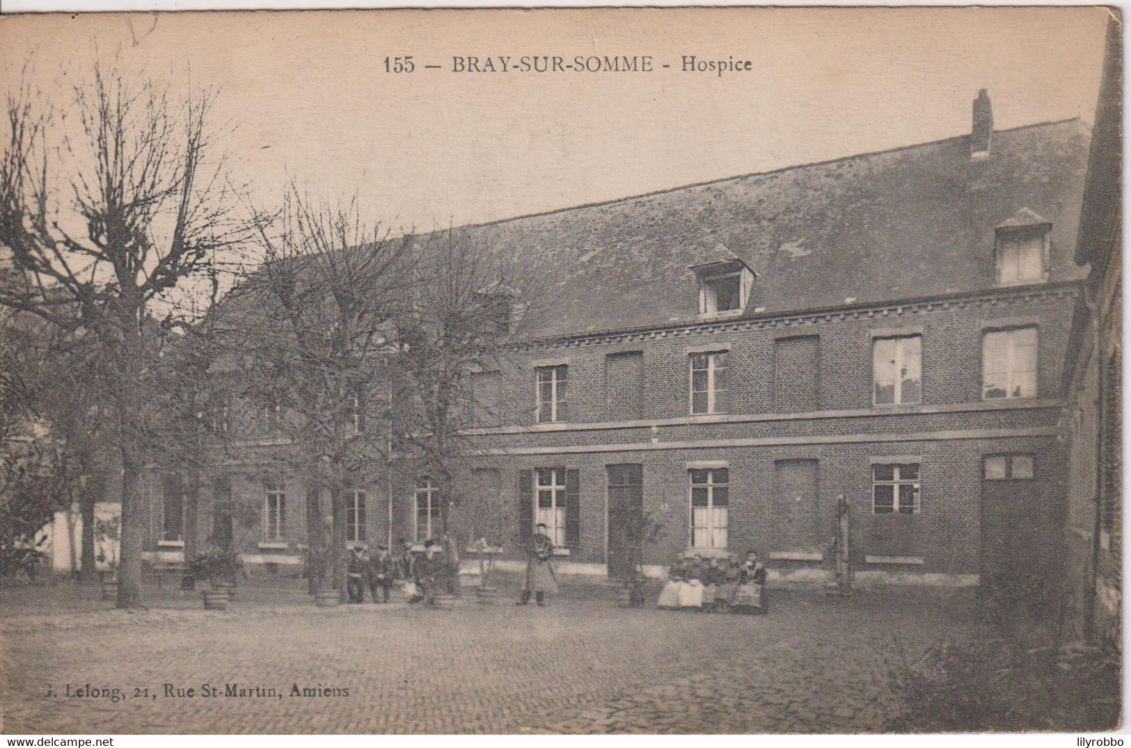 FRANCE - BRAy-SUR-SOMME - Hospice - Good Animation Etc - Bray Sur Somme