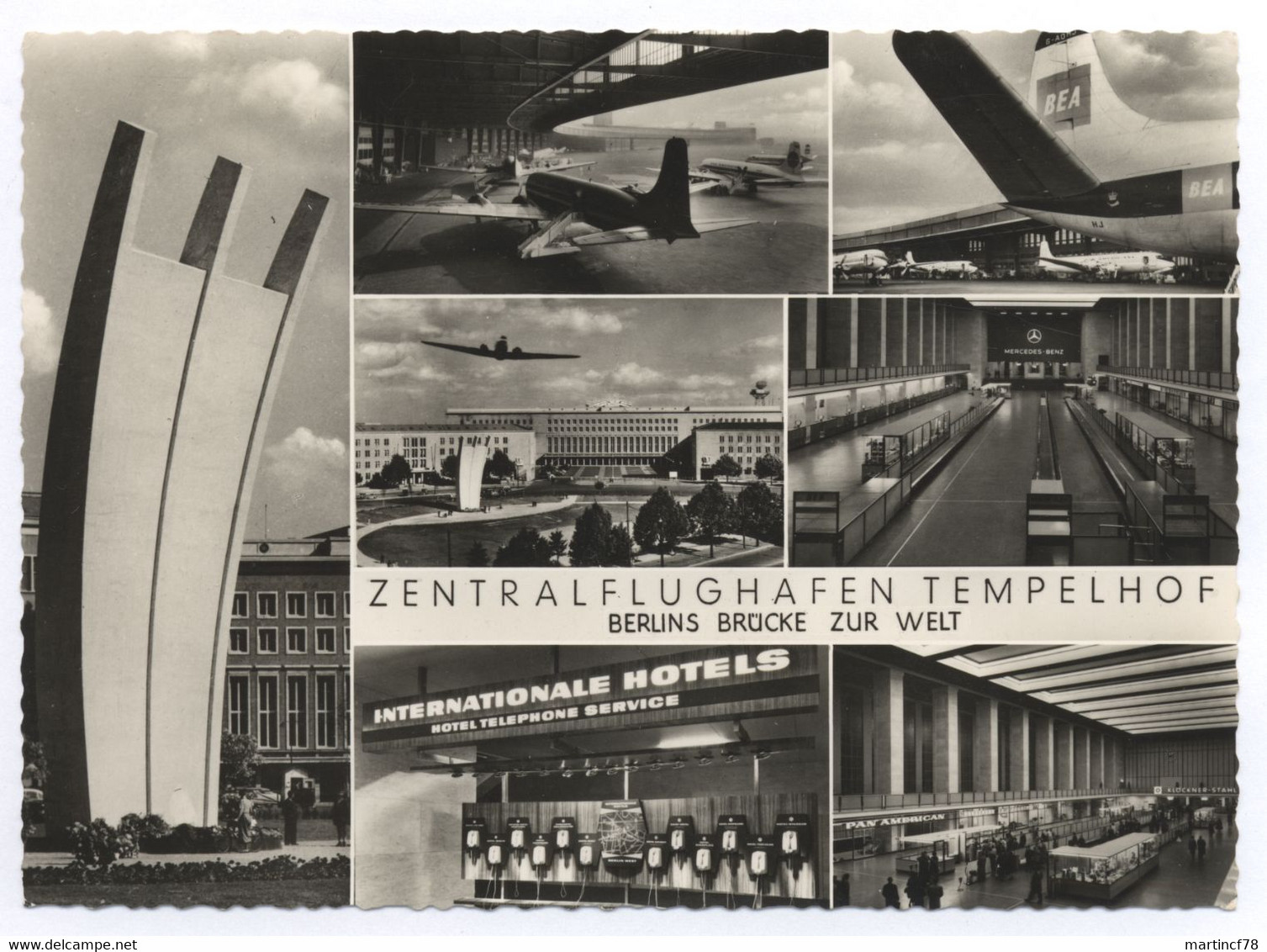 1000 Berlin Zentralflughafen Tempelhof Berlins Brücke Zur Welt Flughafen - Tempelhof