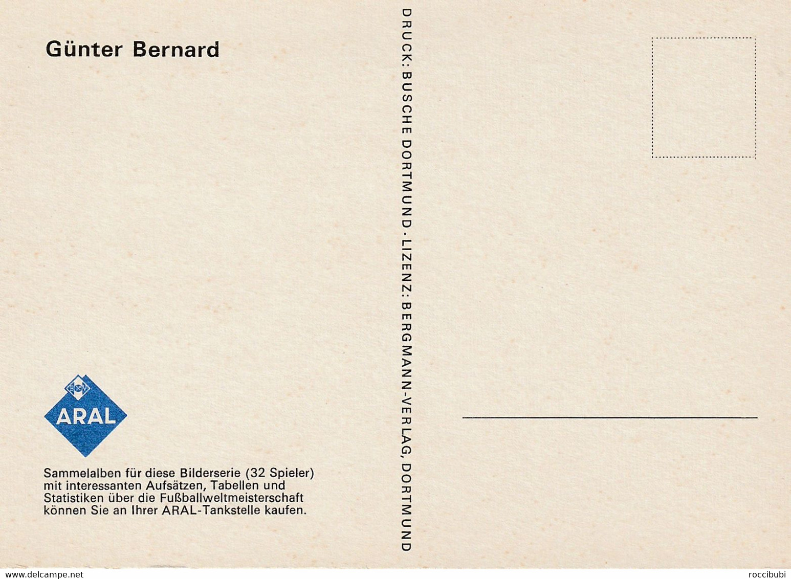 Fussball, Günter Bernard - Football