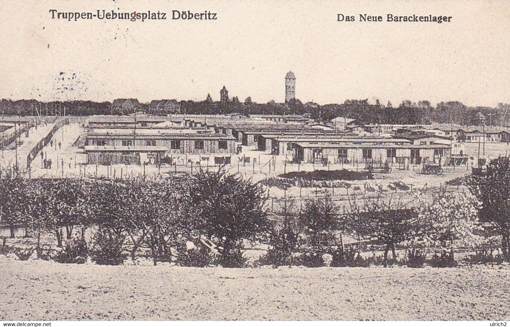 AK Truppen-Uebungsplatz Döberitz - Das Neue Barackenlager - Feldpost 1915 (57233) - Dallgow-Döberitz