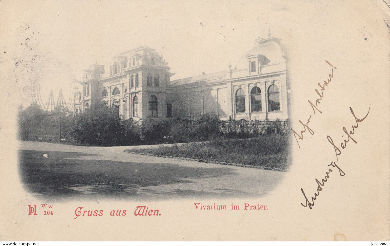 AK - Wien II. - Gruss Aus Wien - VIVARIUM Im Prater  1898 - Prater