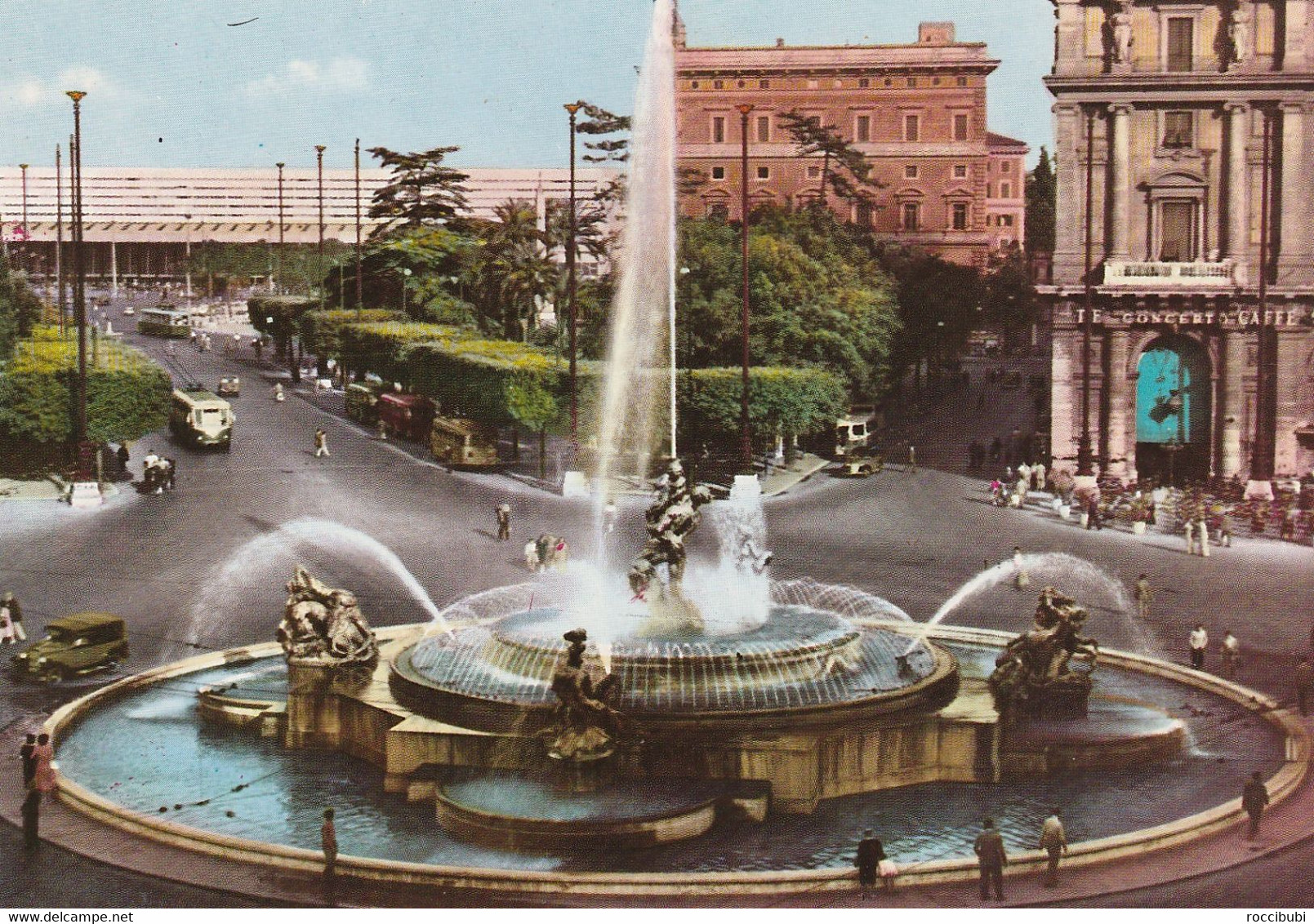 Roma, Rom, Esedra Platz - Plaatsen & Squares