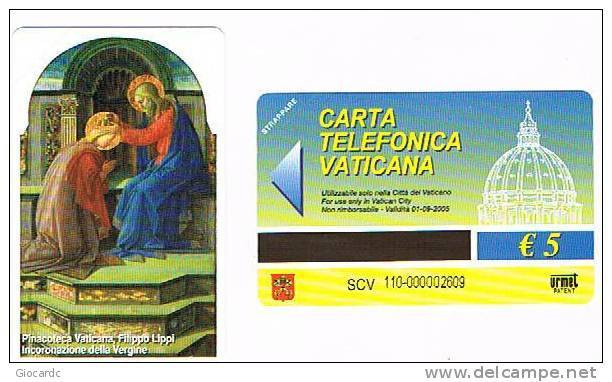 VATICANO-VATICAN-VATICAN CITY  CAT. C&C   6110 - FILIPPO LIPPI.INCORONAZIONE DELLA VERGINE - Peinture