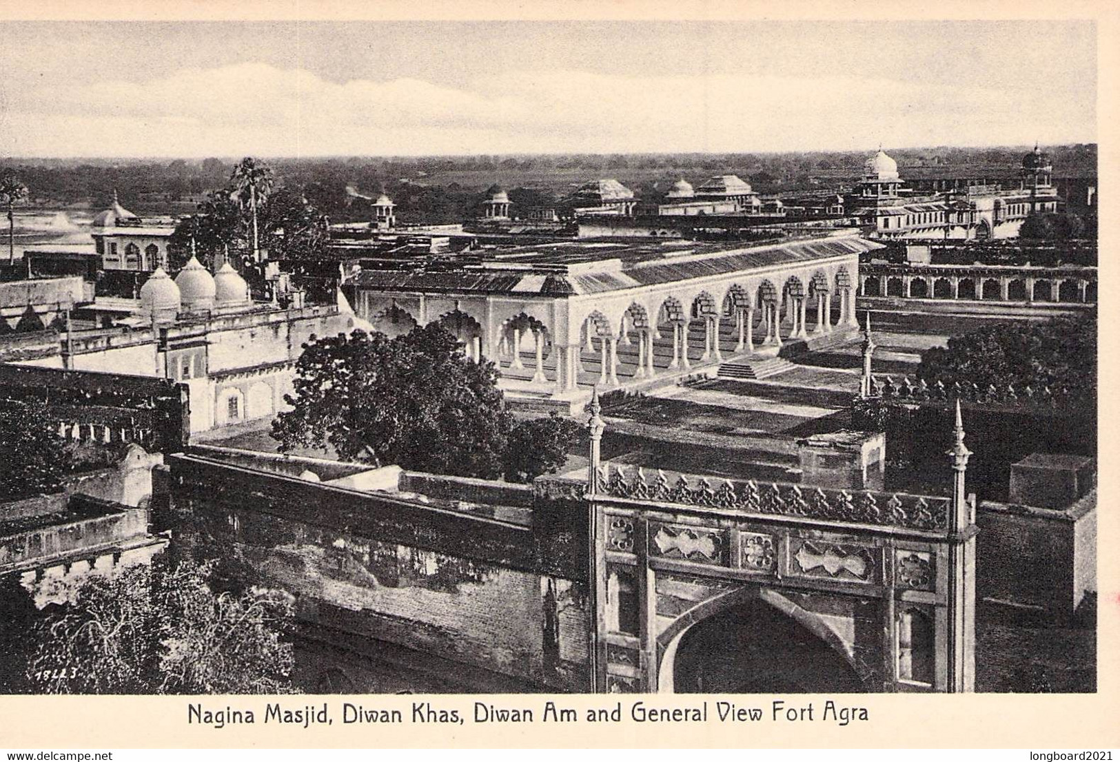 INDIA - NAGINA MASJID, DIWAN KHAS, DIWAN AM UND GENERAL VIEW FORT AGRA /P79 - India