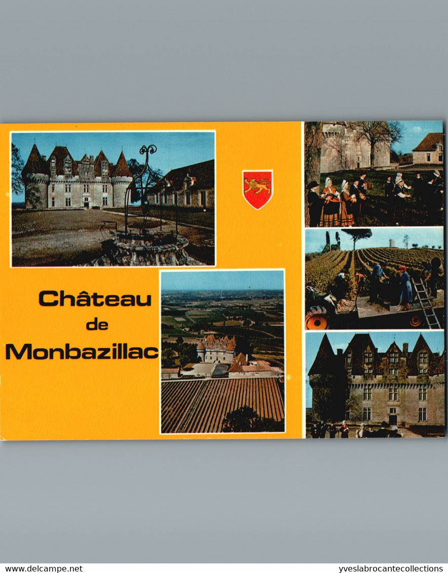 24 - Dordogne - Montbazillac  - Cpm - Le Château Et Son Vignoble  - Multivues 5 - Otros & Sin Clasificación