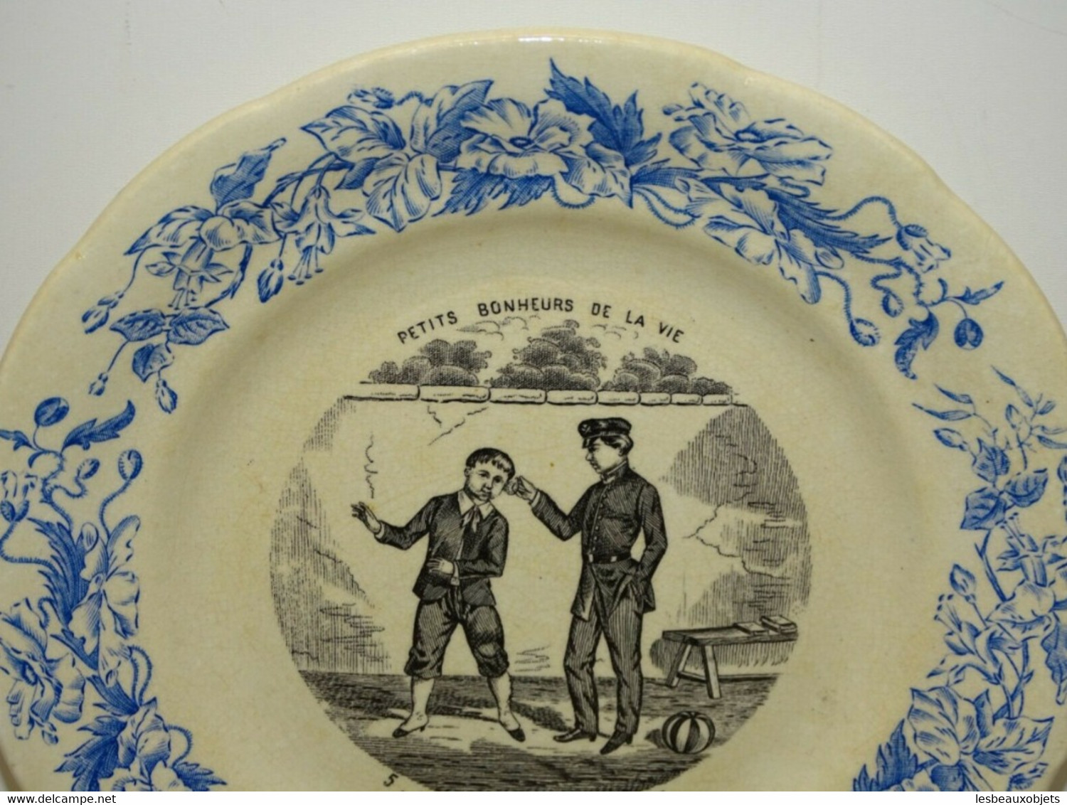 ANCIENNE ASSIETTE PARLANTE HB CHOISY LE ROI PETITS BONHEURS DE LA VIE COLLECTION - Choisy Le Roi (FRA)