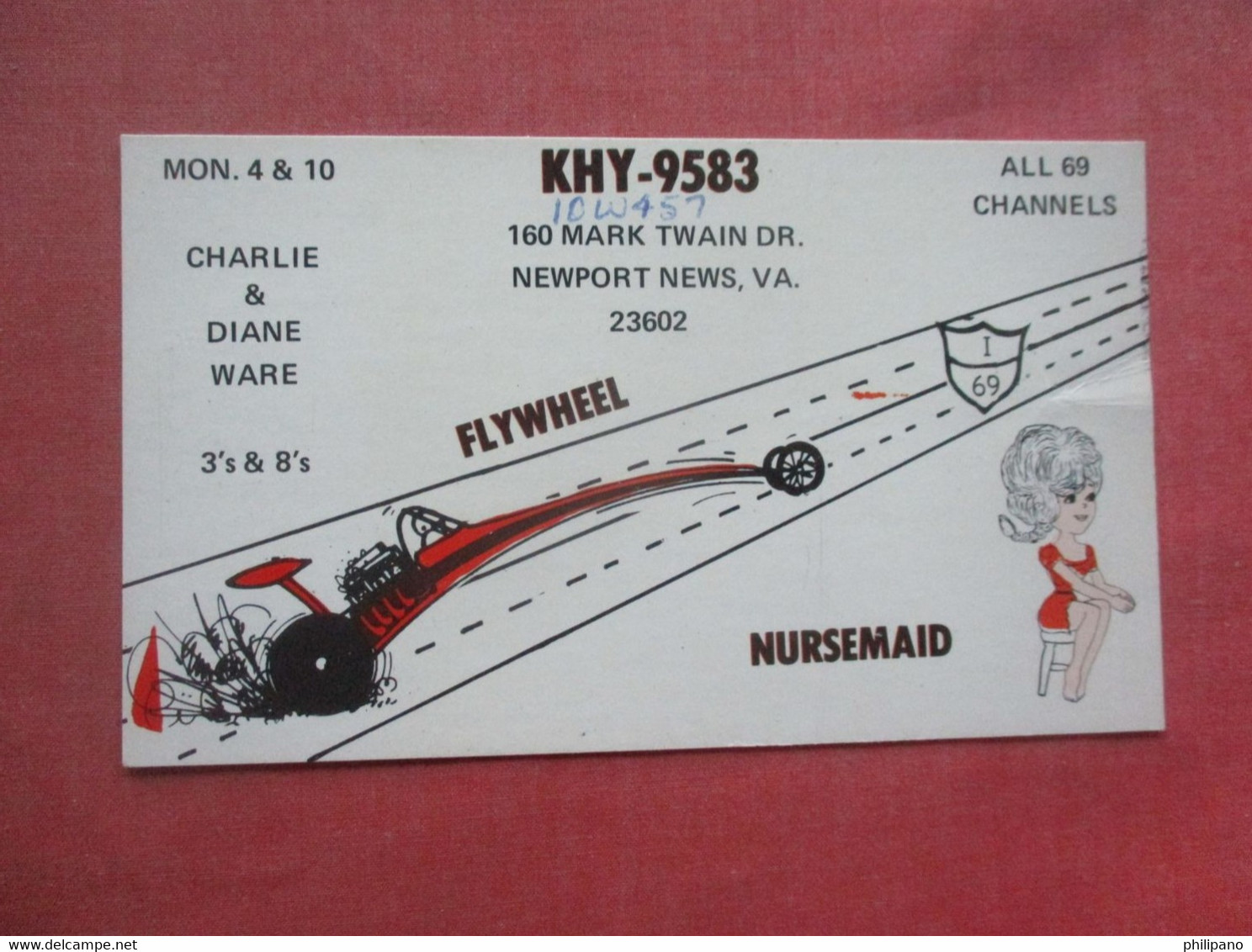 KHY 9583    Flywheel Nursemaid    Virginia > Newport News   Ref 5070 - Newport News