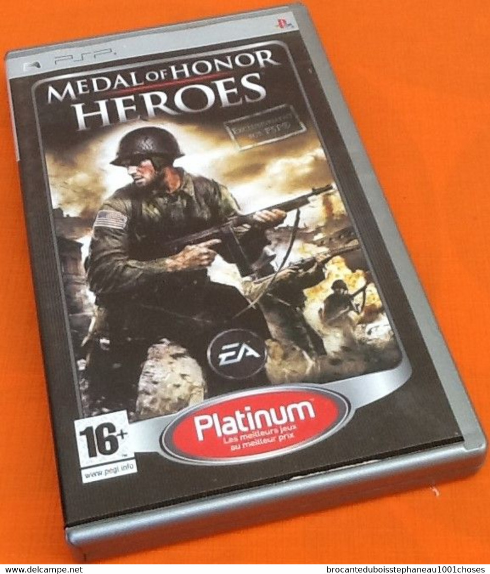 Jeu Vidéo Sur PSP Sony Medal Of Honor  Heroes (2006) Electronic  Arts - PSP