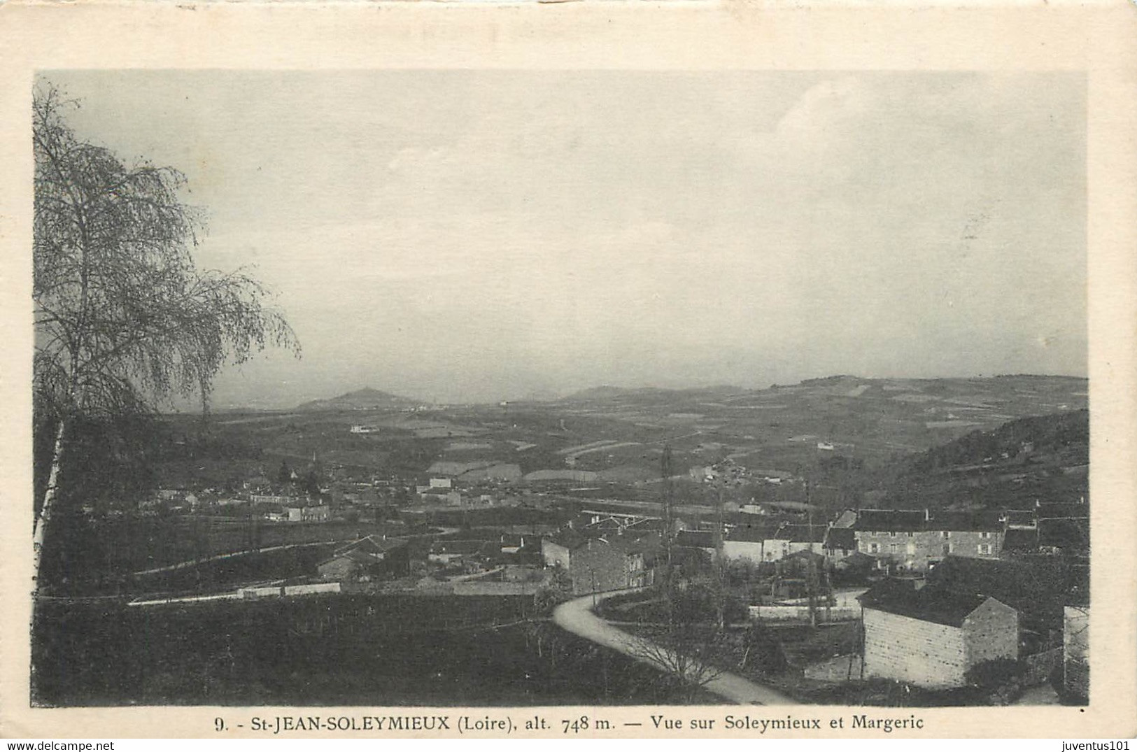 CPA Saint Jean Soleymieux-Vue Sur Soleymieux Et Margeric-Timbre        L808 - Saint Jean Soleymieux