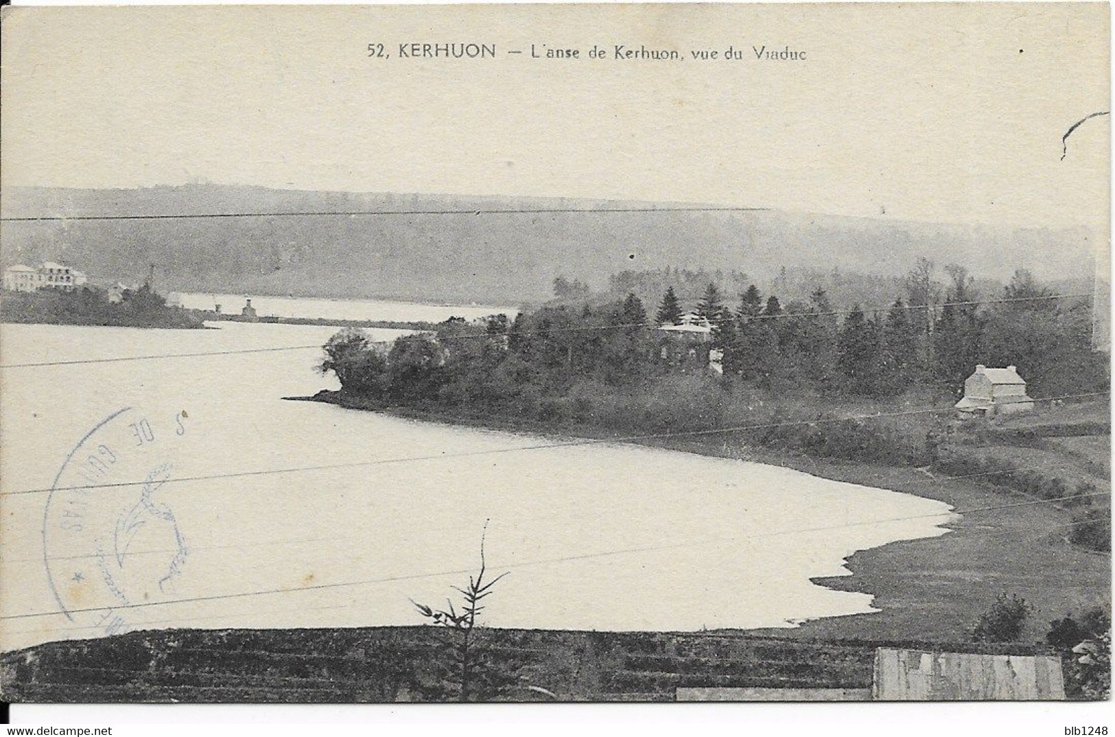 [29] Finistère > Kerhuo, Anse De Kerhuon Vue Du Viaduc Cliché Rare - Andere & Zonder Classificatie