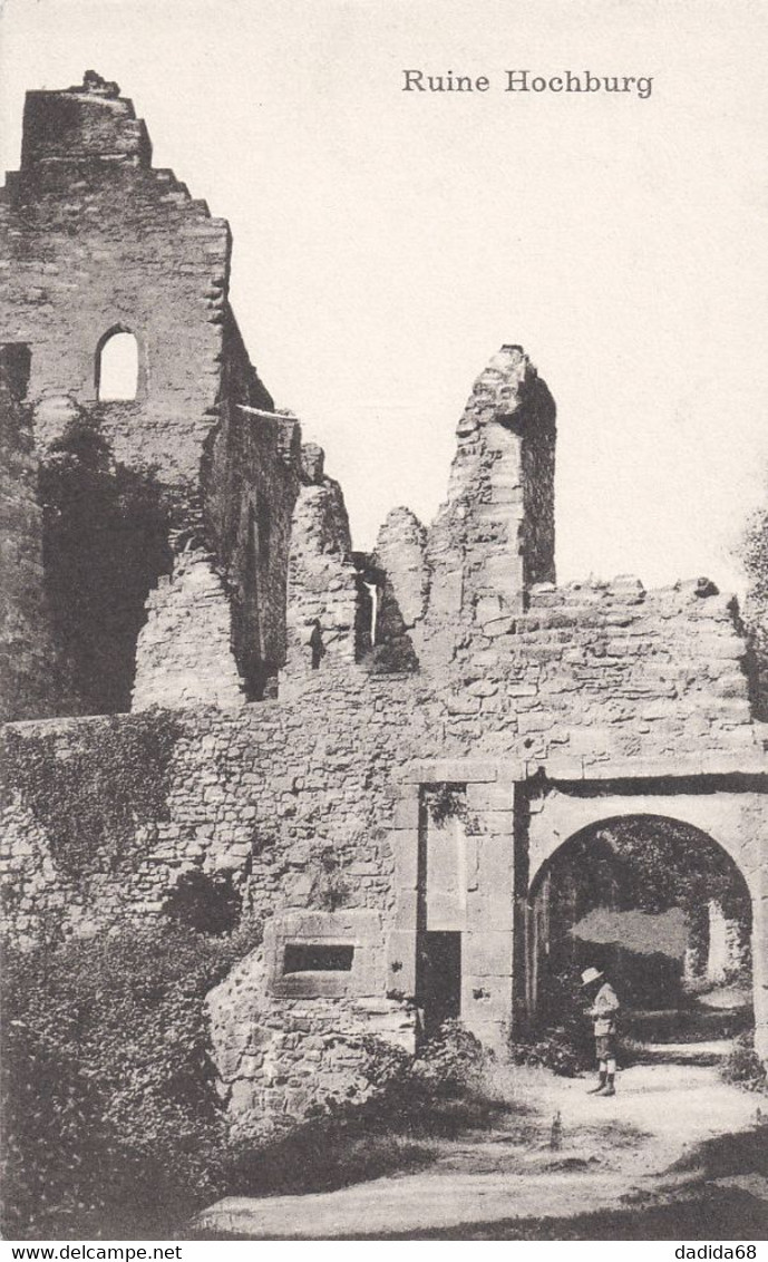 CPA  - EMMENDINGEN (ALLEMAGNE) - RUINE HOCHBURG - Emmendingen