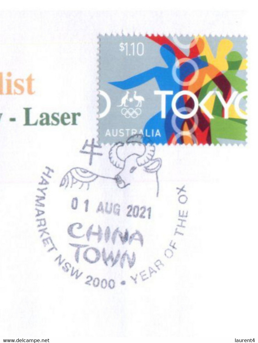 (WW 6 A) 2020 Tokyo Summer Olympic Games - Australia Gold Medal 1-8-2021 - Sailing - Men's Dinghy (new Olympic Stamp) - Verano 2020 : Tokio