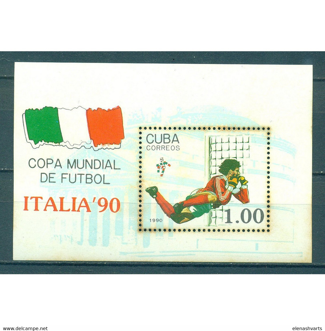 &#128681; Discount - Cuba 1990 Football World Cup - Italy  (MNH)  - Football - Neufs