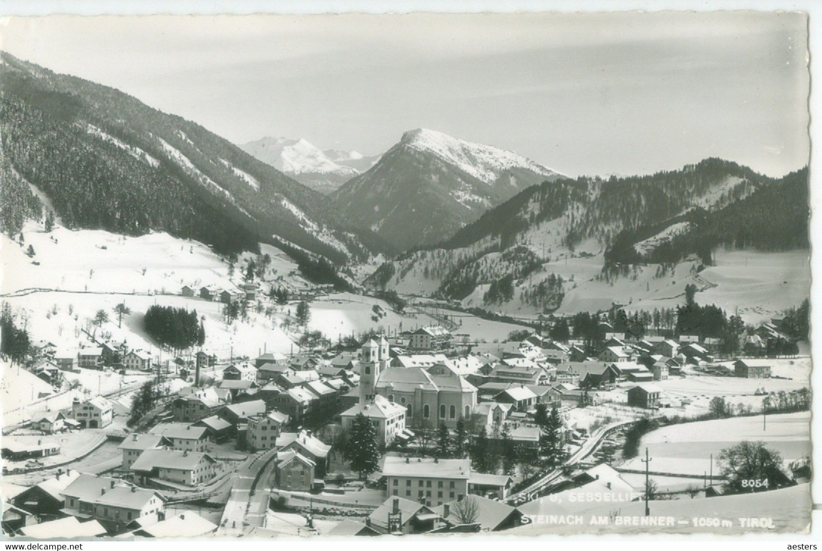 Steinach Am Brenner 1965; Ski Und Sessellift - Gelaufen. (Alpiner Kunstverlag) - Steinach Am Brenner