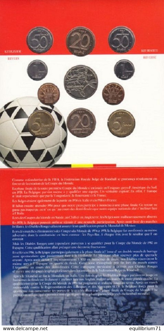 FLEURS DE COINS / STEMPELGLANS / STEMPELGLANZ - FDC - Diables Rouges / Rode Duivels / Rote Teufel / Red Devils - FDC, BU, BE & Coffrets