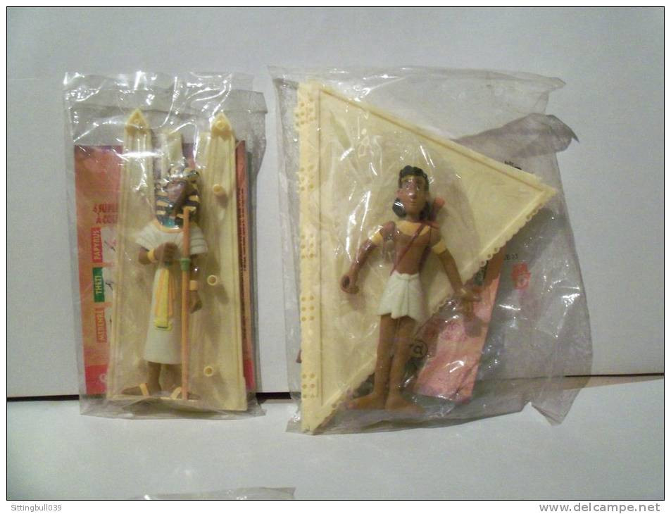 DE GIETER. Papyrus. RARE Boîte MAGIC BOX QUICK Illustrée, 1998, Avec Ses 4 Figurines à Collectionner. Dupuis. - Objets Publicitaires