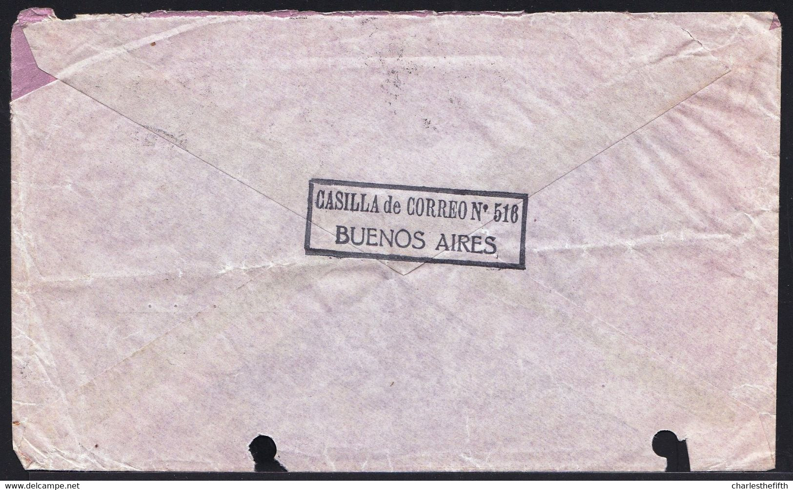 ARGENTINA 1938 - CONDOR FLIGHT BUENOS AIRES > BERLIN - Casilla De Correo 516 - Zeppelins ARGENTINA 1938 - CONDOR FLIGHT - Airmail