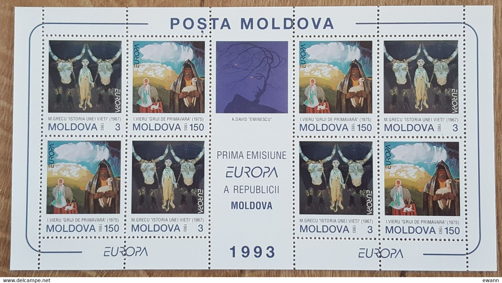 Moldavie - YT BF N°5 - Europa / Art Contemporain - 1993 - Neuf - Moldavia