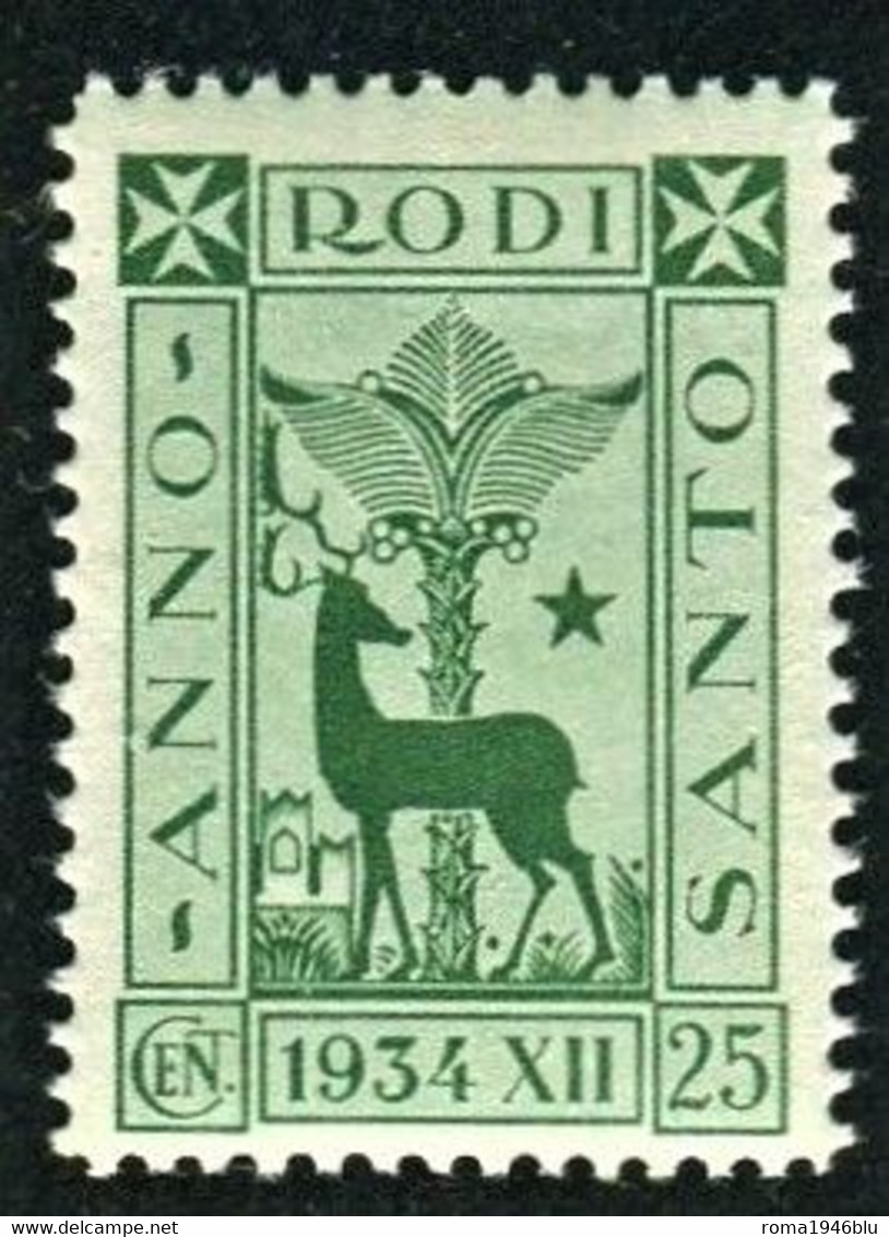 EGEO 1935 ANNO SANTO 25 C. ** MNH - Egée