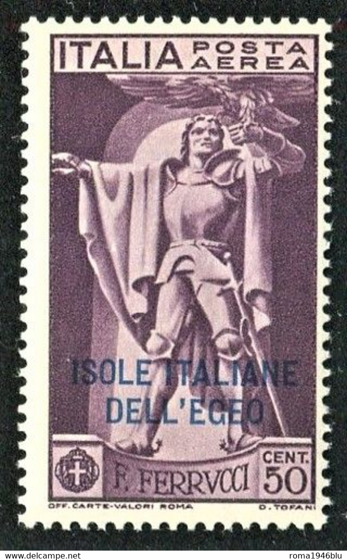 EGEO 1930 POSTA AEREA FERRUCCI 50 C. ** MNH - Ägäis