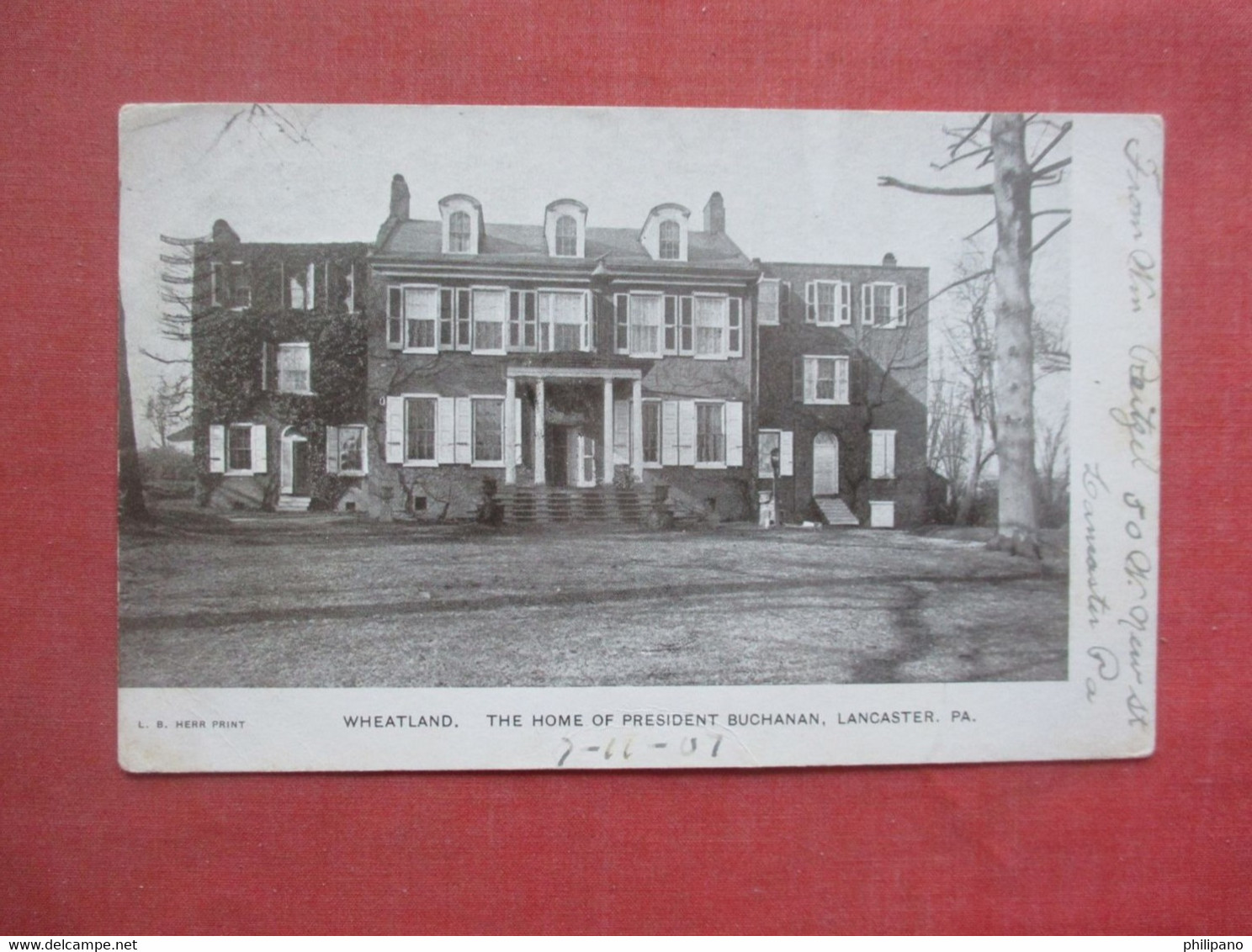 Wheatland  Home Of President Buchanan    Lancaster Pennsylvania > Lancaster      Ref 5071 - Lancaster
