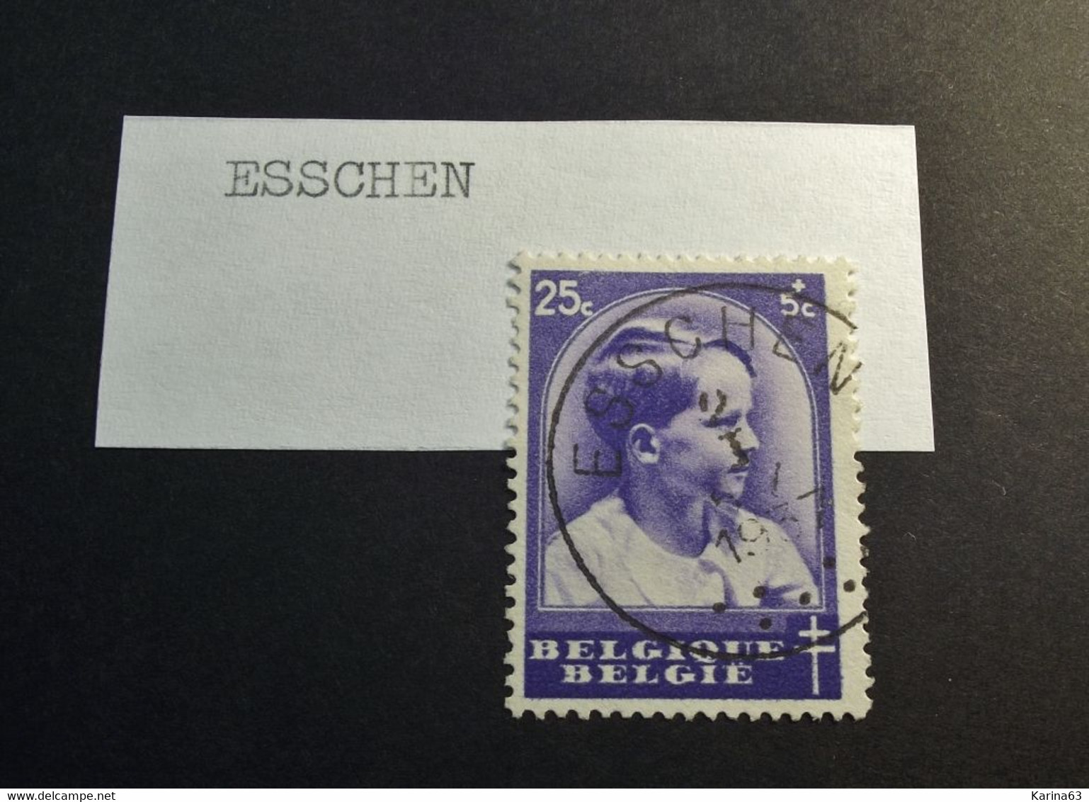 Belgie Belgique - 1936 -  OPB/COB  N° 439 - 25 C   - Obl. -  ESSCHEN  - 1936 - Used Stamps