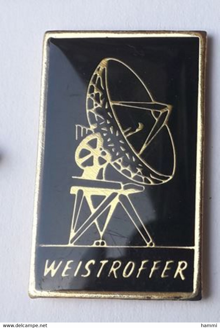 QQ471 Pin's Space Espace Fusée WEISTROFFER Antenne Satellite à Metz Moselle  Achat Immédiat - Space