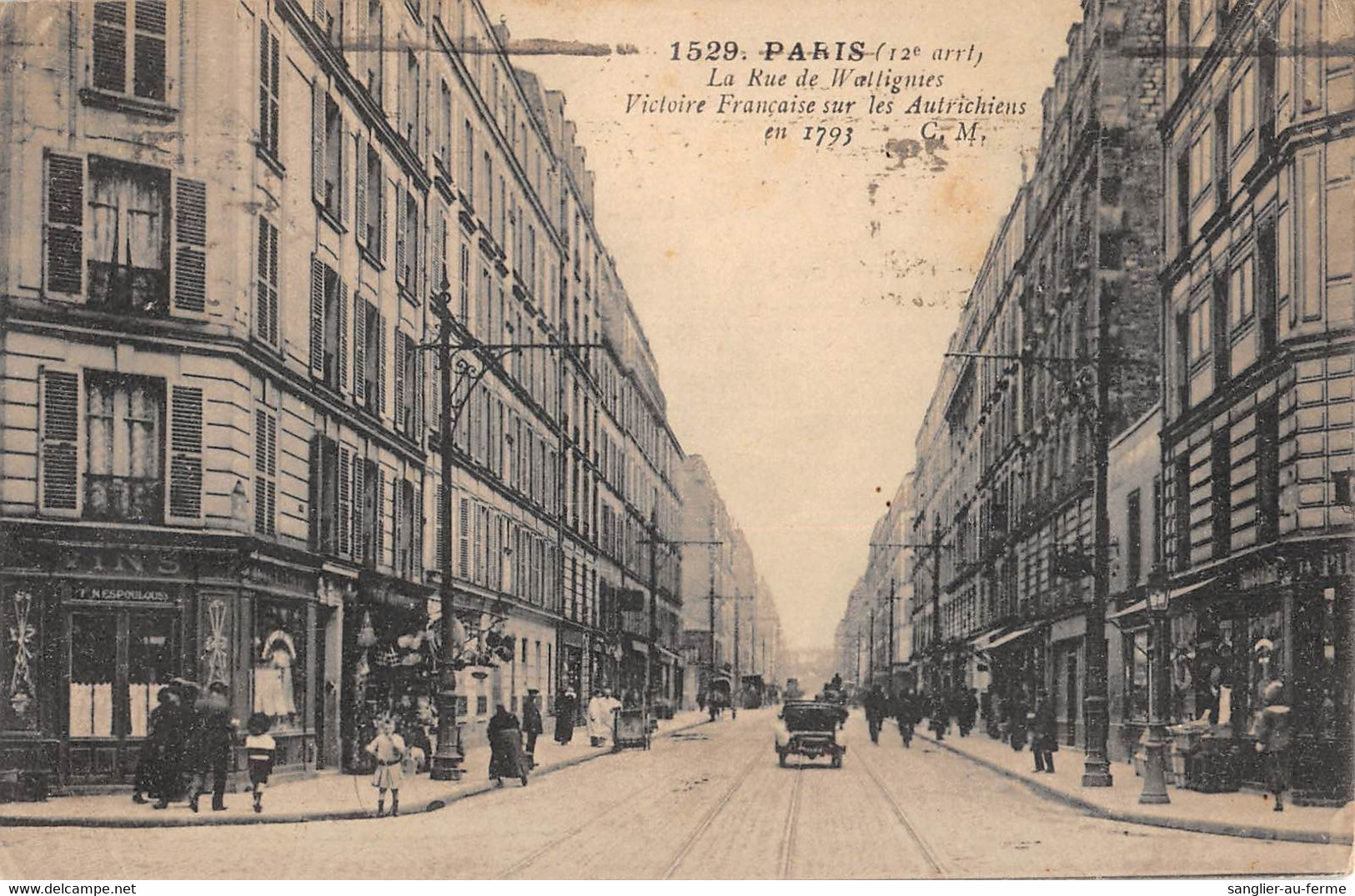 CPA 75 PARIS XIIe PARIS LA RUE DE WATTIGNIES - Paris (12)