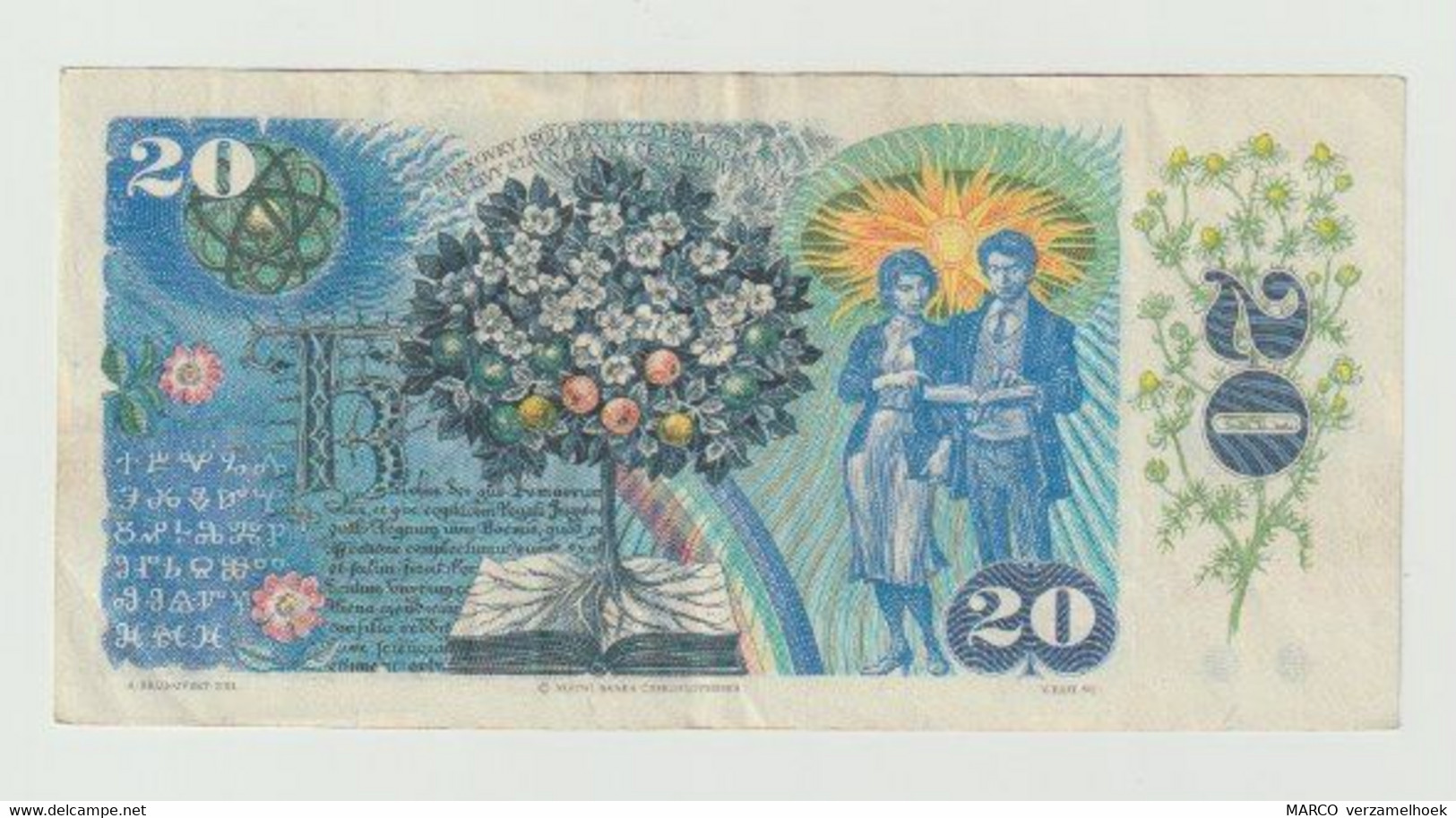 Used Banknote Ceskoslovenska 20 Korun 1988 - Tchécoslovaquie