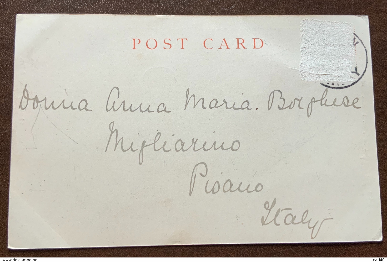 CAPE TO CAIRO - RHODES - KITCHENER  - POST CARD A DONNA ANNA MARIA BORGHESE - MIGLIARINO PISANO - ITALY 1900 - Monde