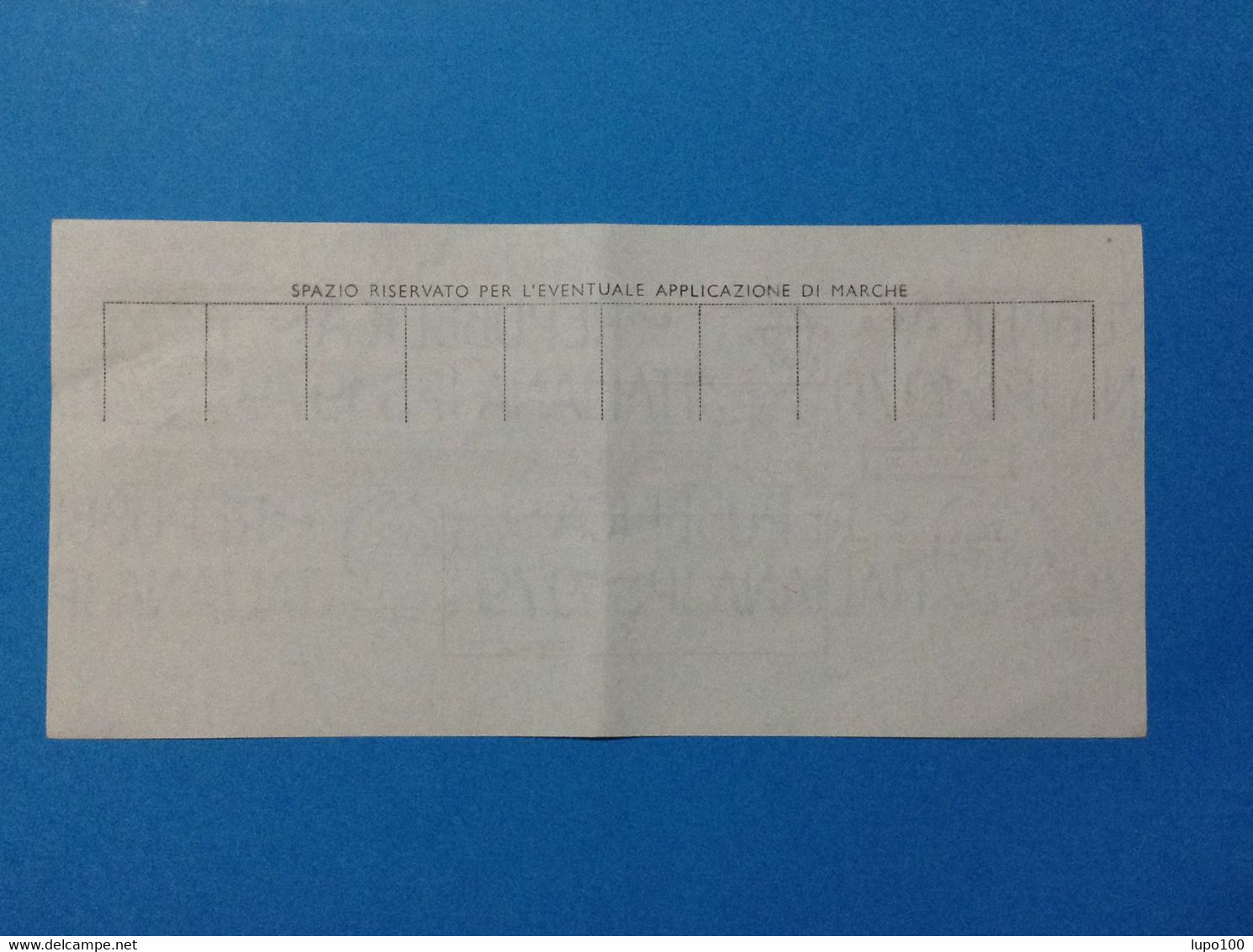 ITALIA REPUBBLICA CAMBIALE NUOVA IN BIANCO DA LIRE 1600 MILLESEICENTO - Bills Of Exchange