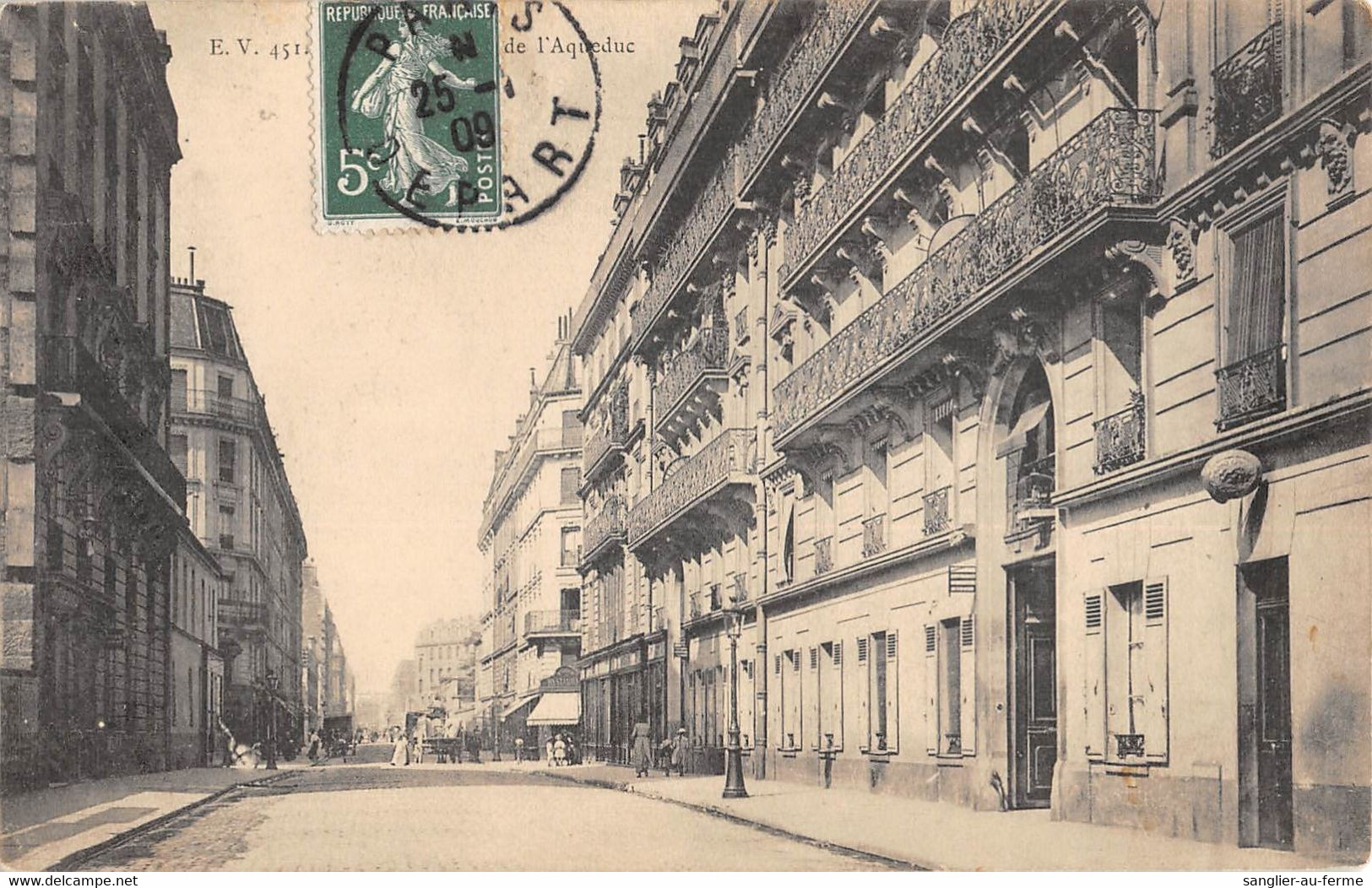 CPA 75 PARIS Xe RUE DE L'AQUEDUC - Paris (10)