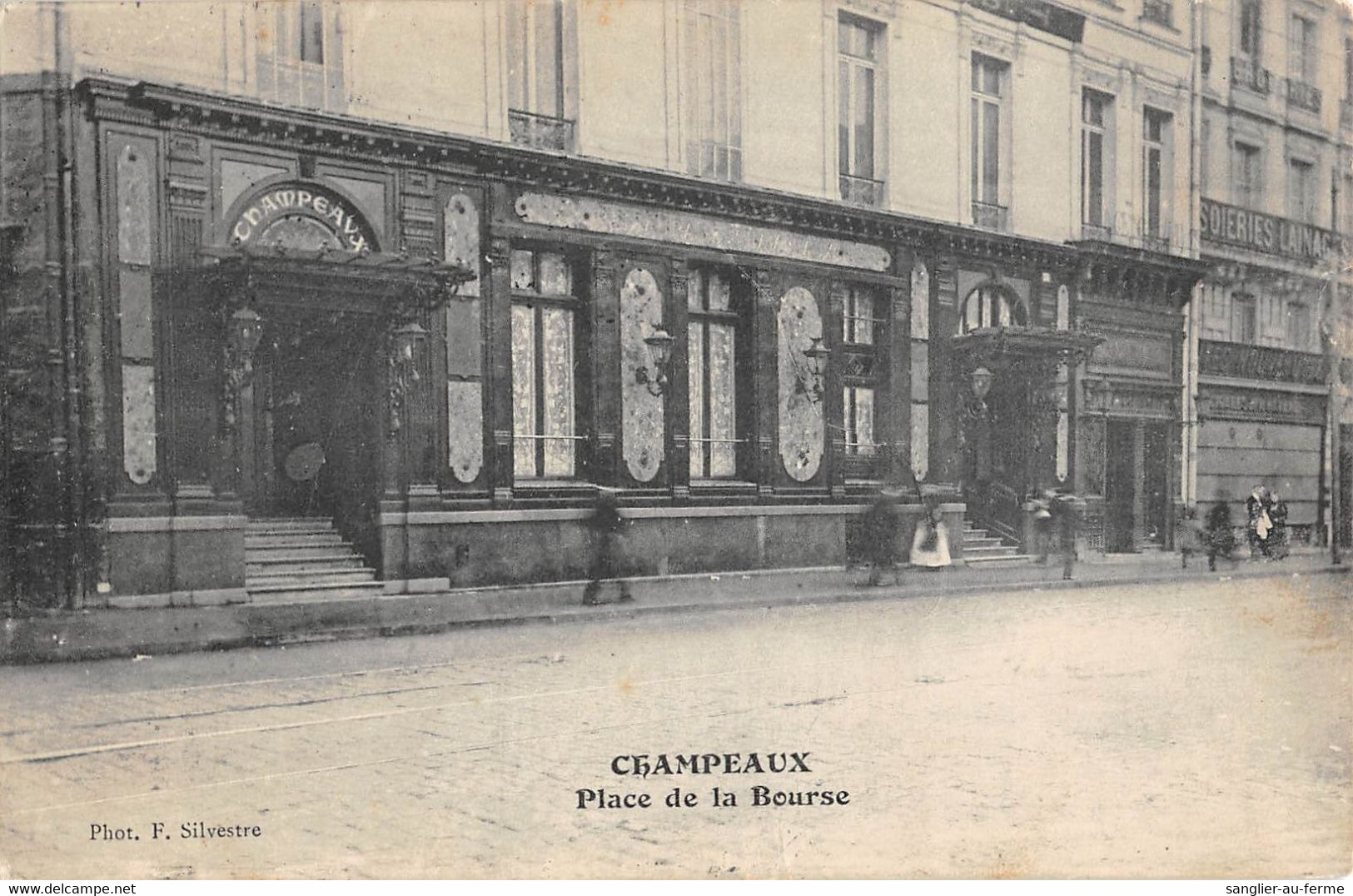 CPA 75 PARIS IIe PARIS MAGASIN CHAMPEAUX PLACE DE LA BOURSE - Arrondissement: 02