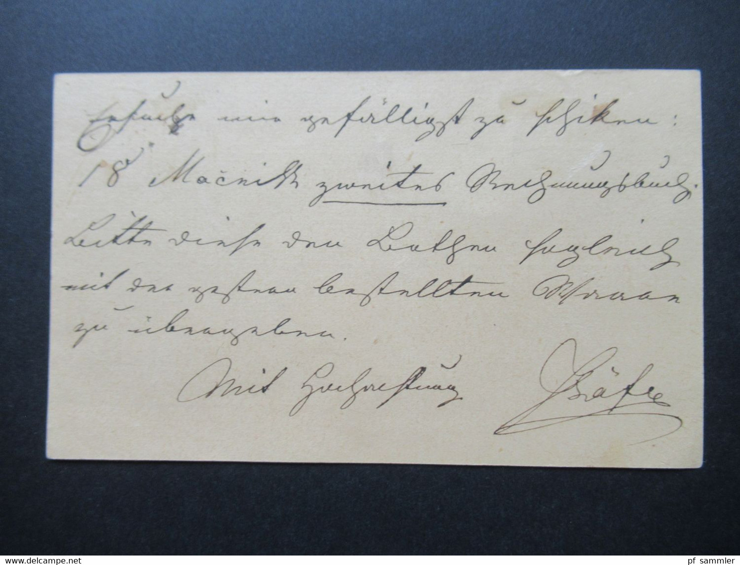 Österreich 1878 Ganzsache Correspondenz Karte Fingerhut Stempel Raab Nach Ried Mit Ank. Stempel - Brieven En Documenten