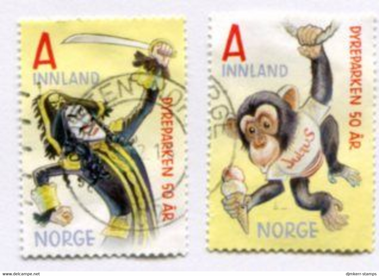 NORWAY 2016 Kristiansand Zoo Used.  Michel 1914-15 - Used Stamps