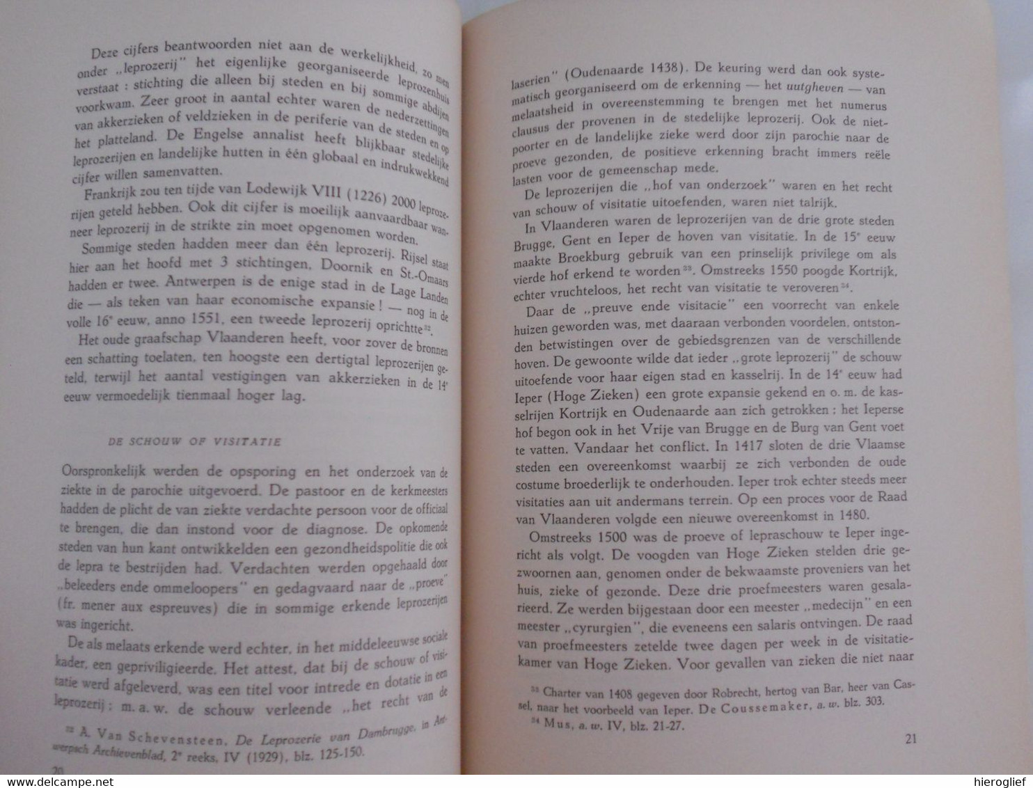 LEPROZEN EN LEPROZERIJEN In Het OUDE GRAAFSCHAP VLAANDEREN Door A. Viaene Algemene Inleiding Bibliografie Melaatsen - Histoire