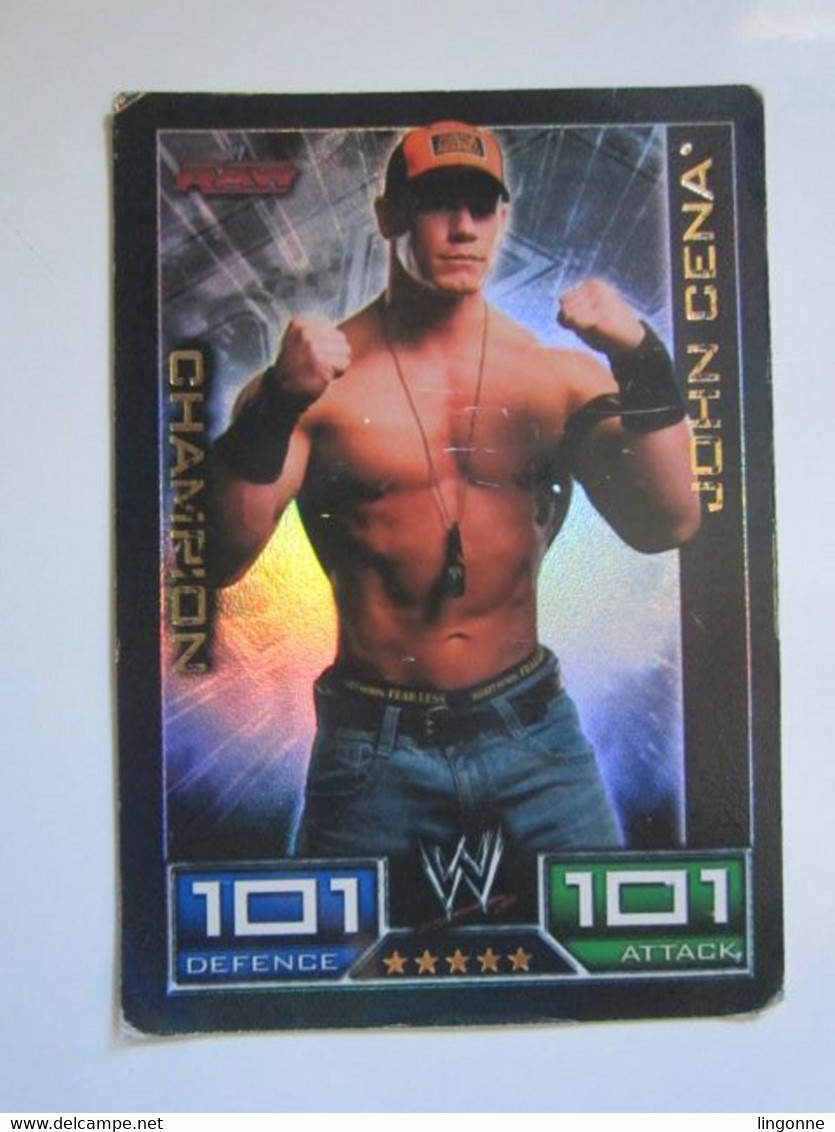 1 Carte De Catch TOPPS SLAM ATTAX Trading Card Game CHAMPION JOHN CENA - Trading Cards