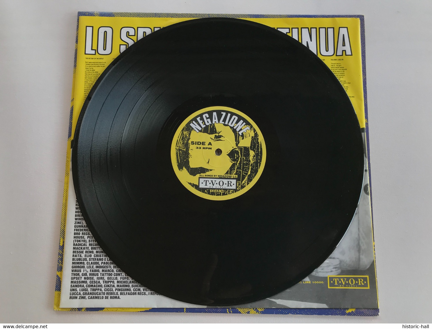 NEGAZIONE - Lo Spirito Continua - LP - 1986 - 1st Press - Punk