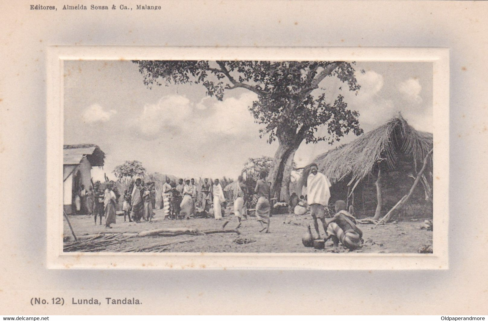 POSTCARD  PORTUGAL - AFRICA - OLD PORTUGUESE COLONY  - LUNDA - TANDALA  - ETHNIC - Angola