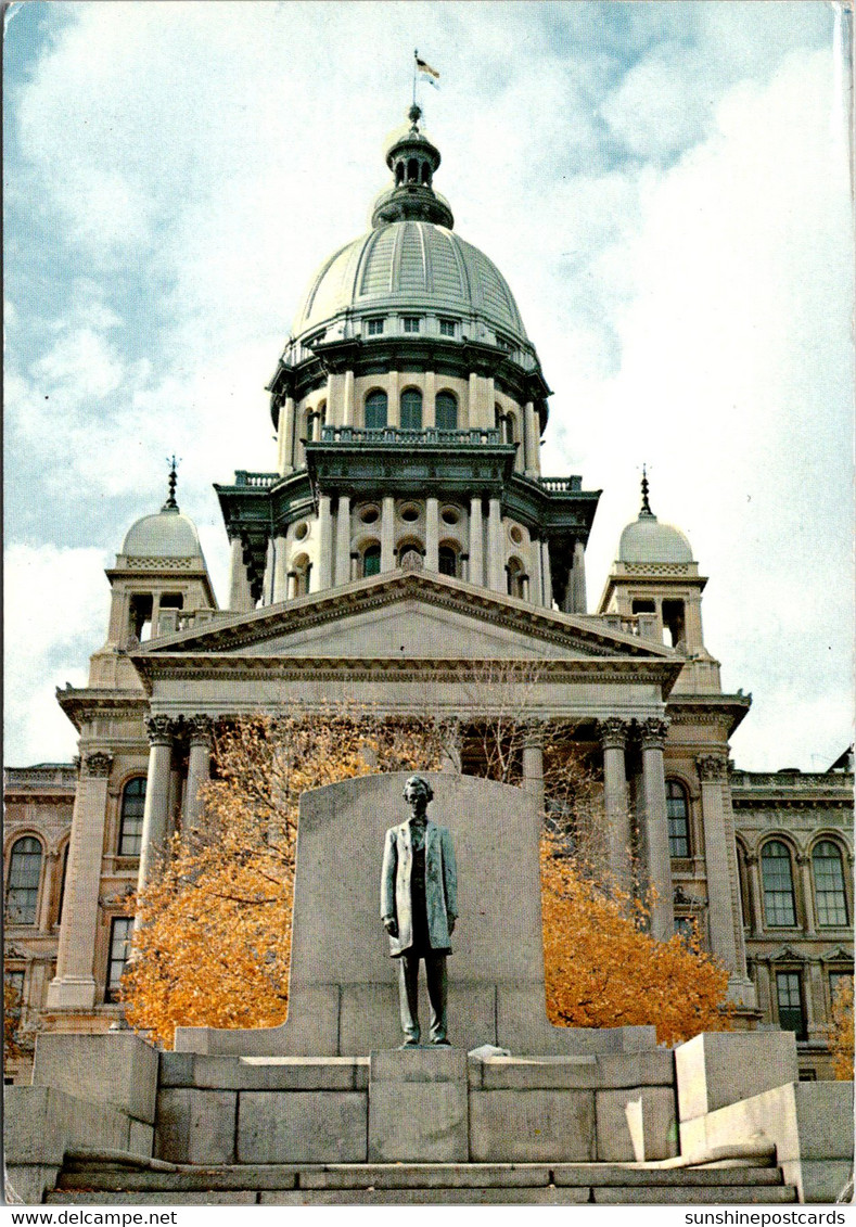 Illinois Springfield State Capitol Building & Abraham Lincoln Statue - Springfield – Illinois