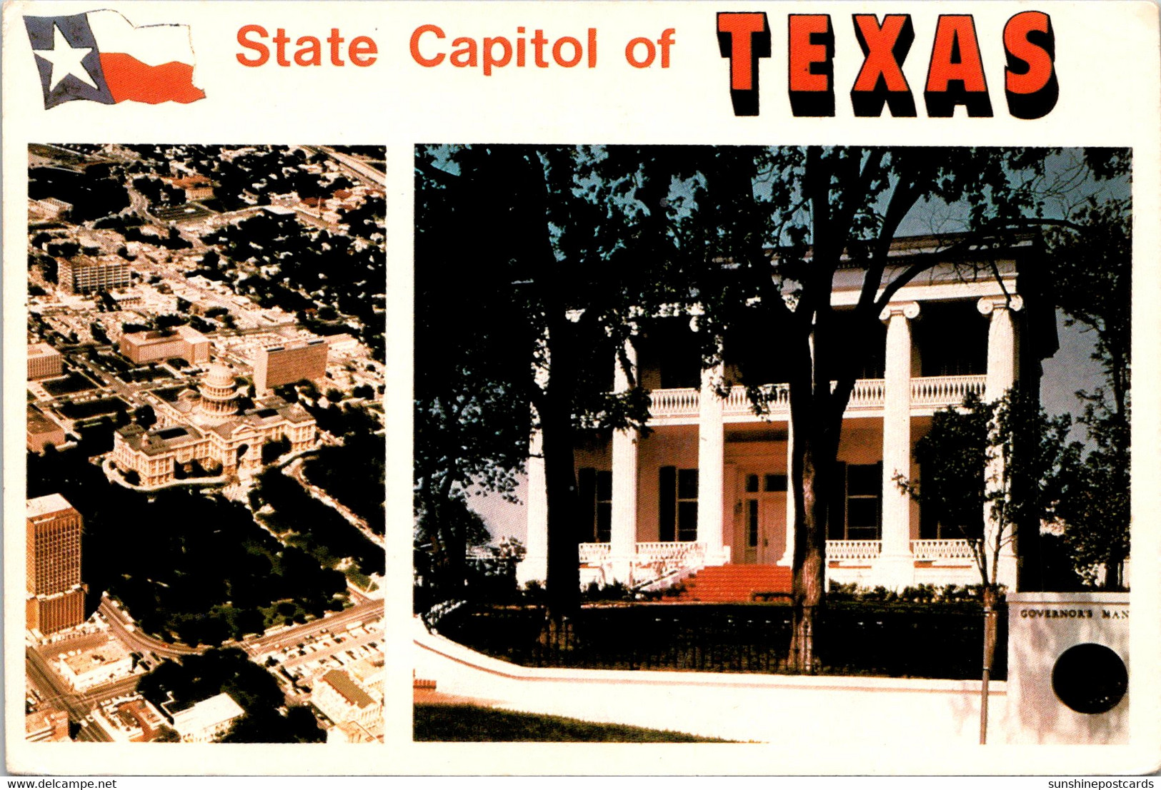 Texas Austin State Capitol Building And Governor's Mansion - Austin