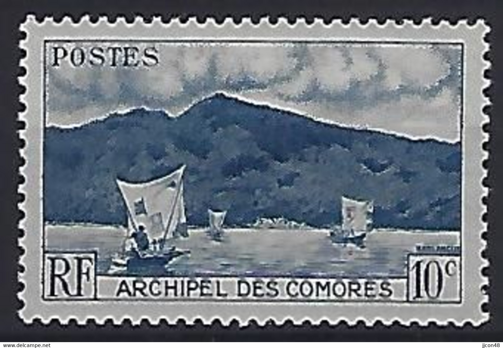 Comoros 1950  Scenes  (**) MNH  Mi.20 - Comores (1975-...)