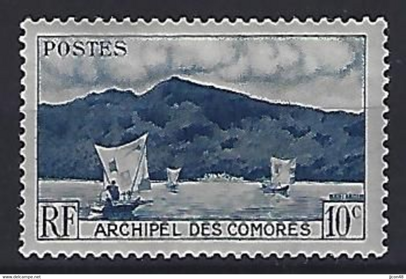 Comoros 1950  Scenes  (*) MM  Mi.20 - Comores (1975-...)