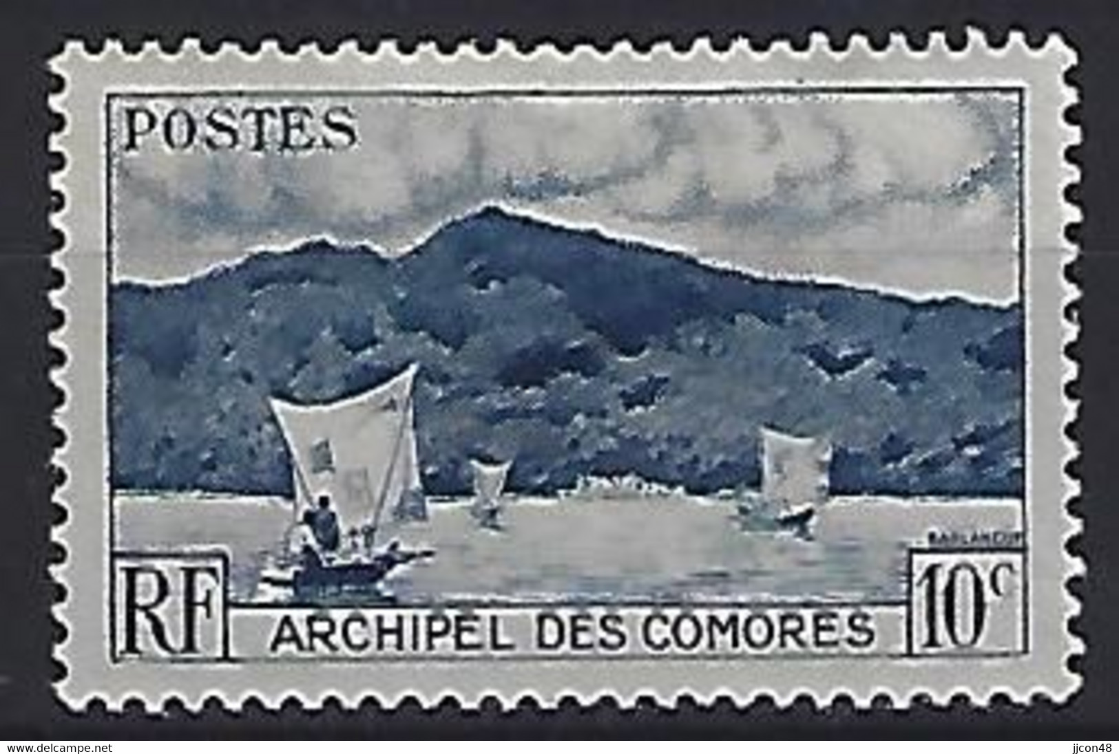 Comoros 1950  Scenes  (*) MM  Mi.20 - Comores (1975-...)