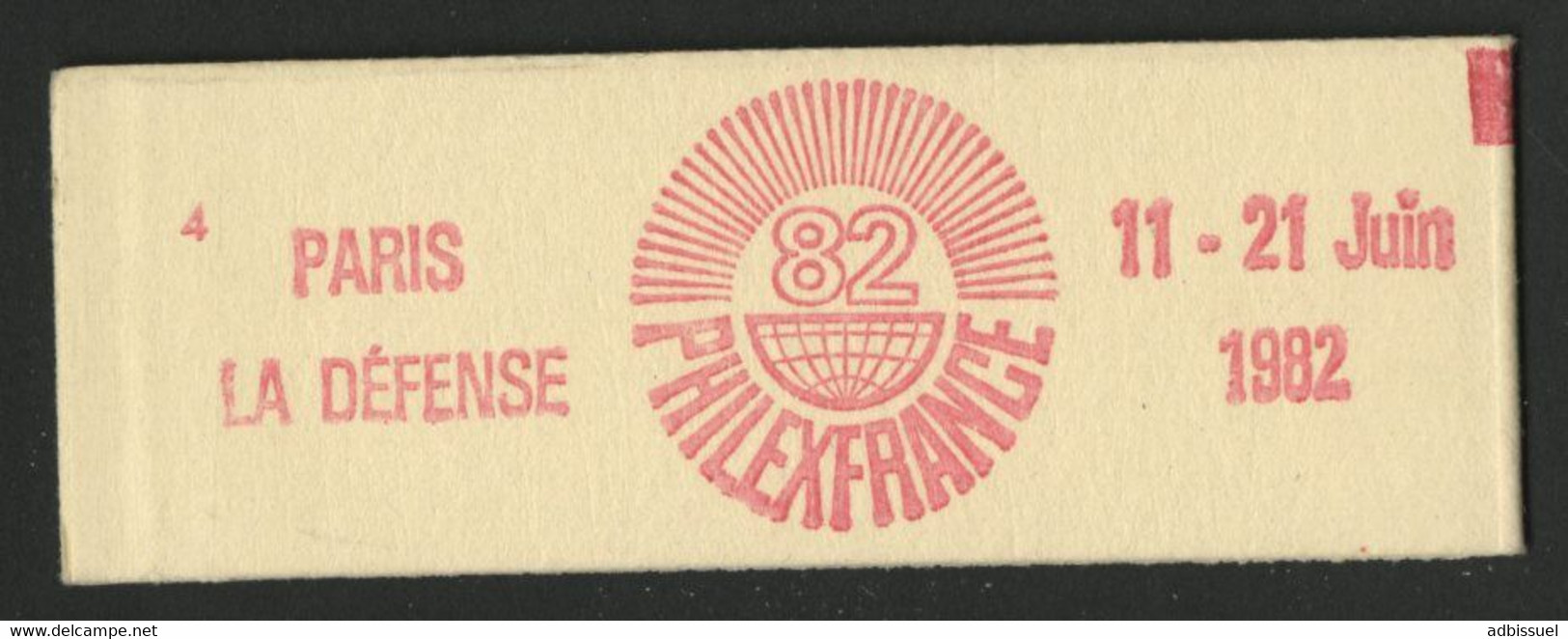 N° 2187 - C2 Cote 15 € Vendu à La Valeur Faciale Carnet Ouvert De 10 TP à 1,60 Fr Rouge (voir Description) - Andere & Zonder Classificatie